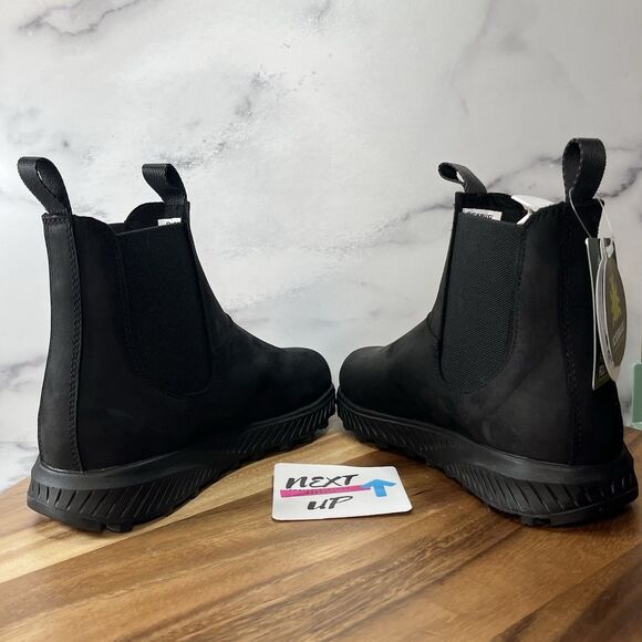 Womens 7-Icebug Nausta Biosole Black Leather Firm Grip Waterproof Chelsea Boots - Picture 5 of 9